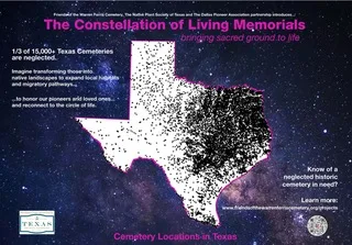 Texas Constellation Map