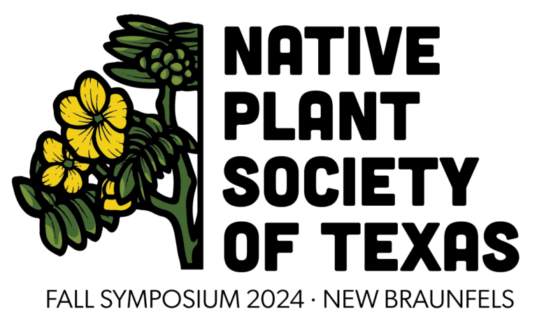 Native Plant Society of Texas Fall Symposium 2024 Logo, designed by Nate Krytal